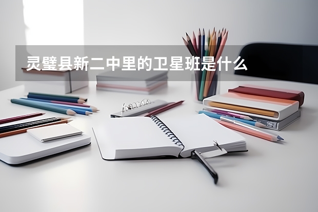 灵璧县新二中里的卫星班是什么
