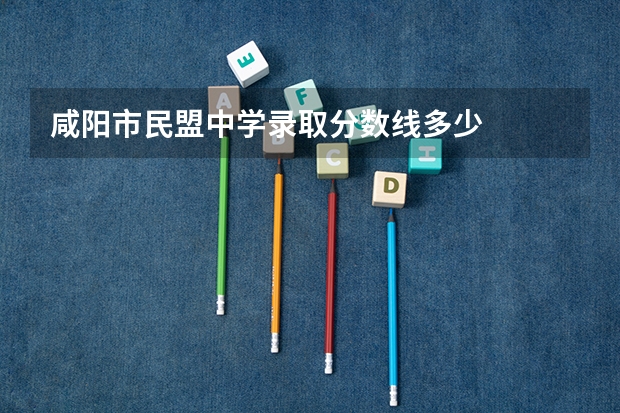 咸阳市民盟中学录取分数线多少