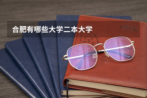 合肥有哪些大学二本大学