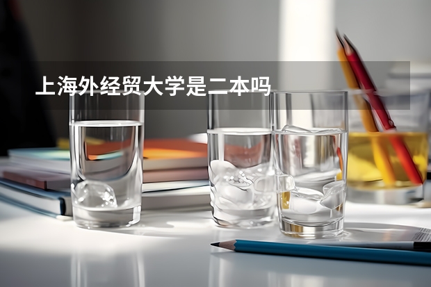 上海外经贸大学是二本吗