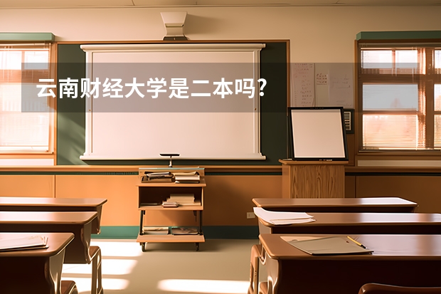 云南财经大学是二本吗?