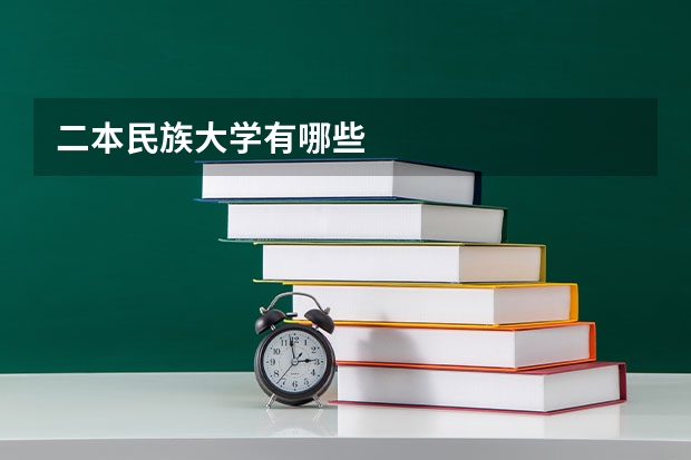 二本民族大学有哪些
