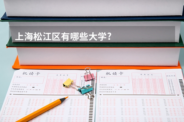 上海松江区有哪些大学?