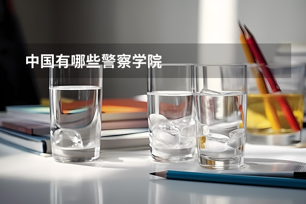 中国有哪些警察学院