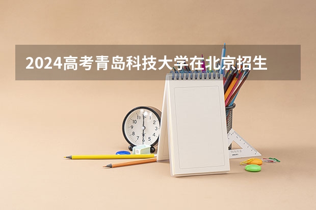 2024高考青岛科技大学在北京招生计划（招生人数）