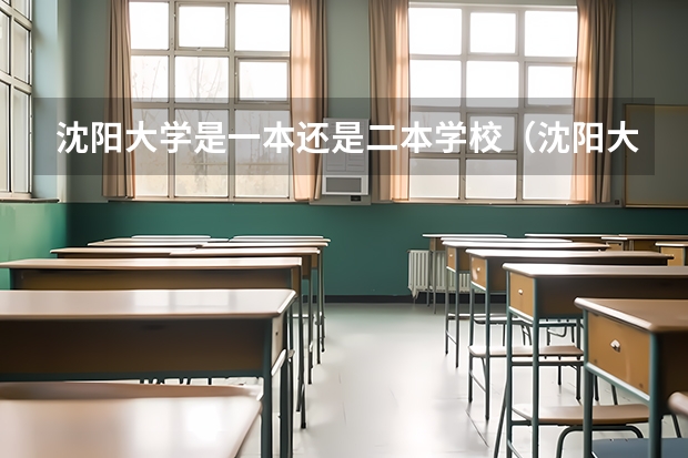 沈阳大学是一本还是二本学校（沈阳大学是一本还是二本）